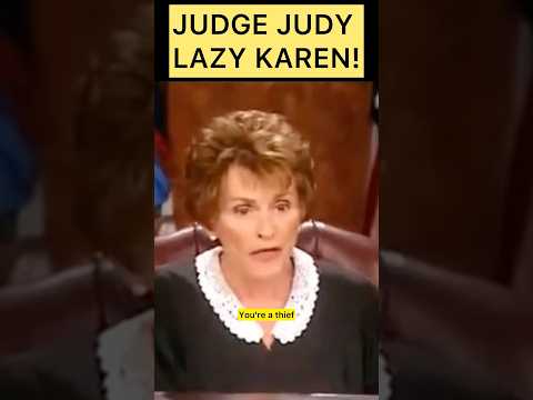 Judge Judy vs. Stealing Karen: Judy Justice c