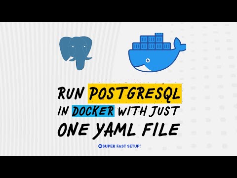 Run PostgreSQL in Docker with Just One YAML File (Super Fast Setup!)