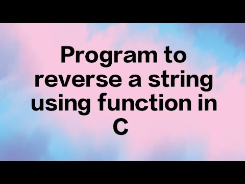 How to Reverse a String in C (The EASY Way)