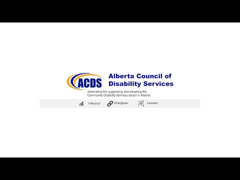 Alberta Council of Disability Services (ACDS) Live Stream