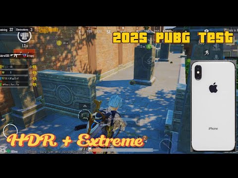 IPhone Xs Pubg test in 2025 | HDR + Extreme | after 3.6 update PUBG MOBILE.