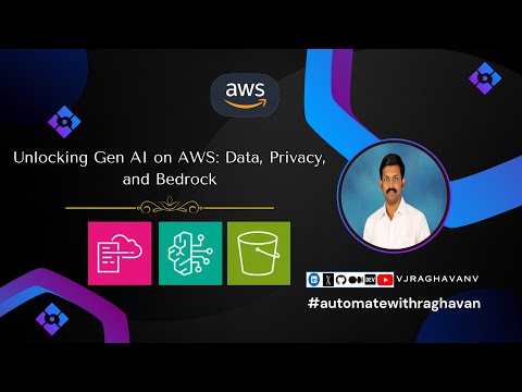 Unlocking Gen AI on AWS - Demo on building a chatbot using RAG implementation on Amazon Bedrock