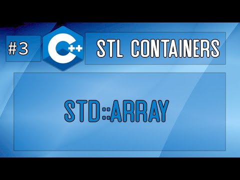 C++ Tutorial -  std::array (for beginners)