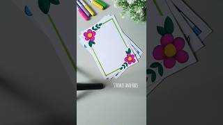 Border designs for projects||#shorts #borderdesignforproject #borderdesign #projectdesign #art