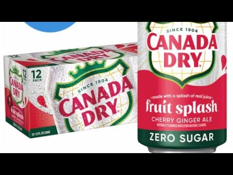 Yun Daewon’s Canada Dry Fruit Splash (Cherry Ginger Ale) Drink Review