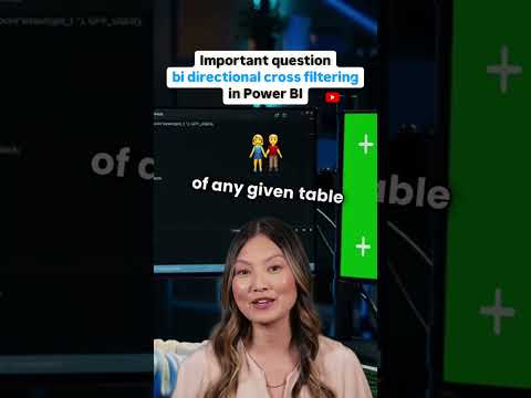 Important interview question Bi Directional Cross Filtering in Power BI #ai #interview #question