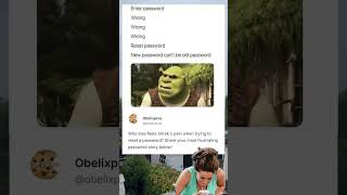 Shrek & the Password Reset NIGHTMARE