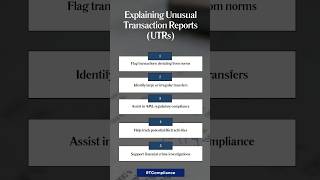 Explaining Unusual Transaction Reports (UTRs) |  #UnusualTransactionReports #UTRs