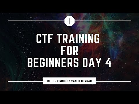 CTF For Beginners Day 4 - ITC LiveStream