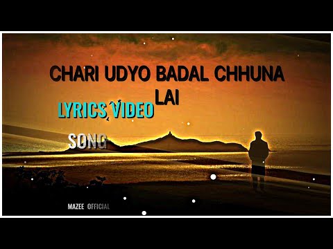 CHARI UDYO BADAL CHHUNALAI || NEW NEPALI SONG || OVERLAY LYRICS #shorts #lyricvideo #trending 