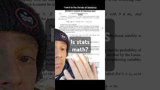 Is stats math? #math #stats #research #stereotype #badstats