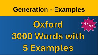 Generation - Examples