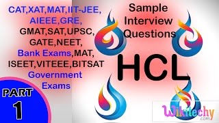 HCL Interview Questions | HCL Aptitude Questions | HCL Technologies Interview Questions |