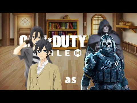 🇺🇸🇬🇧🇧🇷🇷🇺🇮🇳COD || Horimiya react to Miyamura as Ghost || gacha react