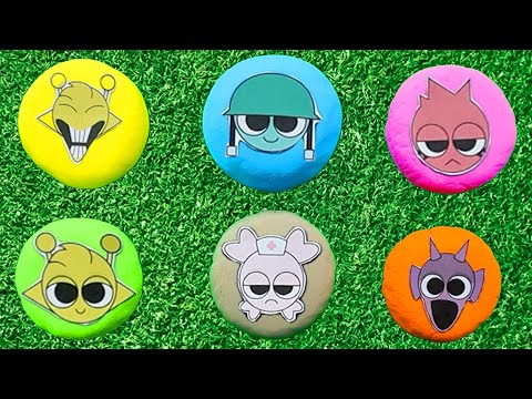 GUESS which Sprunki character will come out of the cubes Circle Pt.10 | GUESS Sprunki