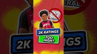 NBA 2k ratings are WILDLY inflated 😒   #nba #nba2k #basketball