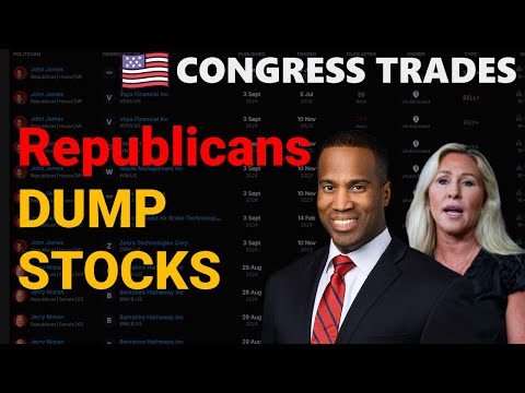 Congress Republicans sell their stocks, but others BTFD | Capitol Trades #2
