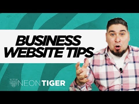 Business Website Tips | Small Business Website Design Tips