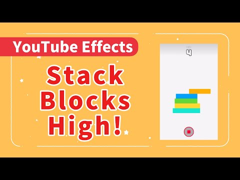 Stack Blocks High: YouTube Effects #games #effects #youtubeeffect