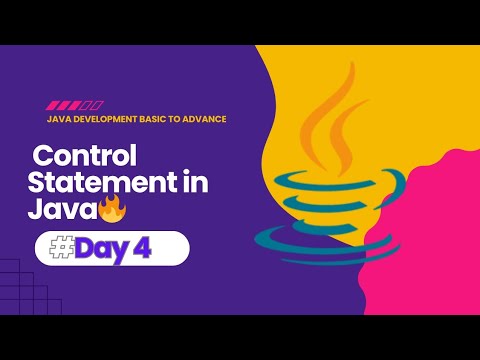 ✅ Control Statements in Java 🔥 | if-else, switch, loops (for, while, do-while) | Java For Beginner