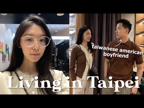 Living in Taiwan | bringing Boyfriend home❗culture shock, working midnight, couple arguments..