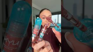 LIP IV FROM NYX COSMETICS IN MOCHA ME WET! 😱✨ ​⁠@nyxcosmetics #makeup