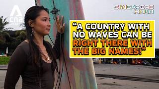 Living In Bali, She's Singapore's First Competitive Longboard Surfer | Singapore Hour