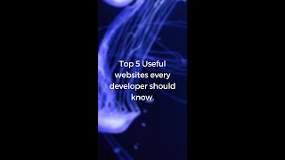 Top 5 Useful Websites Every Developer Should Know. #shorts #explore #trending #developer #fyp