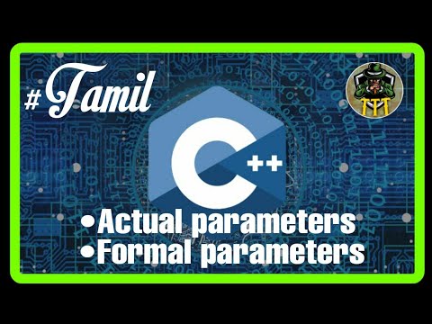 Formal and actual parameters in C++ | C++ programming language | C++ full course.