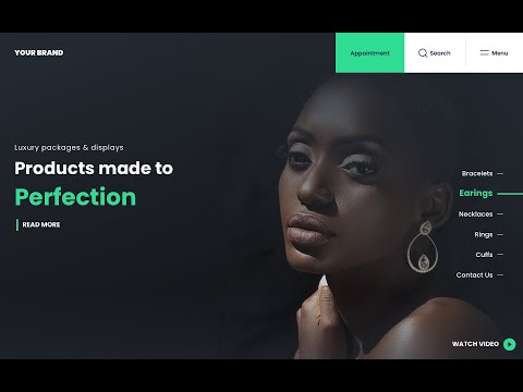Interaction design pitch for the luxury jewelers' website experiment