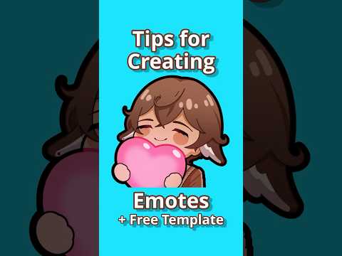 How to Create Emote for Twitch/YouTube #vtuber #drawingtutorial #art #indievtuber #twitch