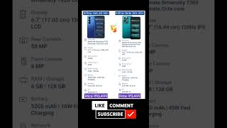Infinix Hot 60 5G+ vs Infinix Note 50x 5G+ Phone Comparison #shorts trending #comparison #shortsfeed
