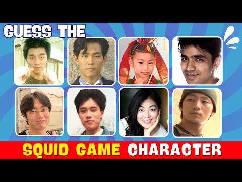 Guess the SQUID GAME Character by Their CHILDHOOD Photo!