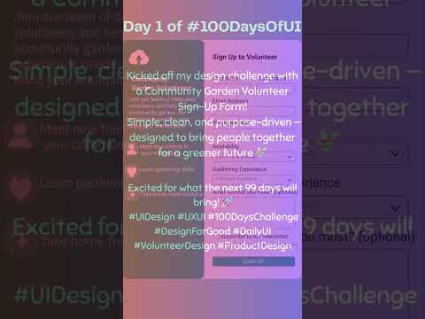 Sharing my design for the Daily UI Challenge 01: Sign Up