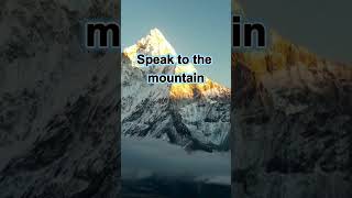 Your Mountain must move ✨ #breakthroughword #faith #propheticword