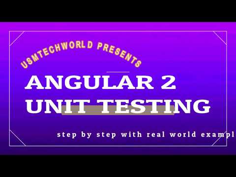 Angular 2 unit testing step by step with real world example part 1