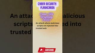 Cross Site Scripting | Cyber Security Flashcards
