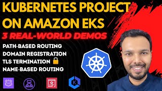 Amazon EKS Multi-AZ: Kubernetes Ingress AWS ALB | 3 Real-World Demos Path, TLS & Subdomain Routing