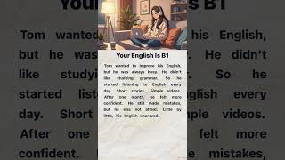 If You Understand This, Your English Is B1 | English Reading and Listening Practice #easyenglish