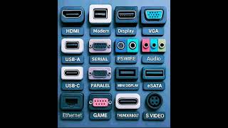 Do you know all these computer ports and connectors?