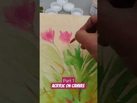 flower painting #viralshort #trendingshorts #ytshorts #youtubeshorts #art