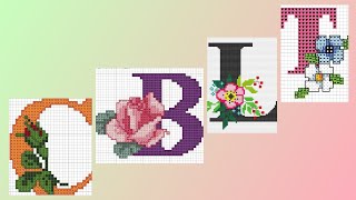 Good looking fantastic ❌ stitch handmade embroidery Alphabet pattern