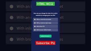 CSS MCQ questions ll #coding #shorts