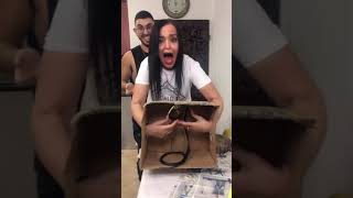 What in the BOX?! Crazy SNAKE Challenge! #shorts