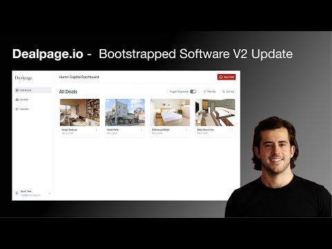 Bootstrapped Real Estate Developer Software - V2 Update
