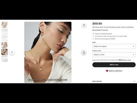 Momo Jewelry Advert  |  Link in Bio to the Etsy shop