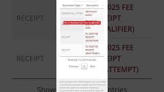 #iitmadras #fees #letter #download How to download your fees receipt letter in IIT MADRAS BS Degree