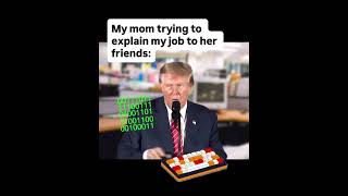 My Mom trying to explain my job to Someone