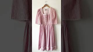 Try On: The Dirndl Dress ✨ #vintagedresses #vintageshop #vintagedress #vintageclothing #cottagecore