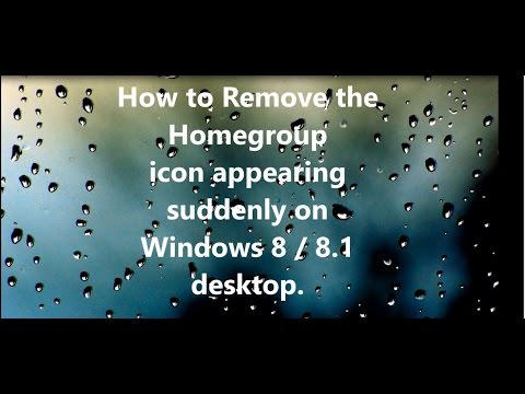 How to remove Home Group icon from Windows 8/8.1 stop the homegroup icon from constantly popping up